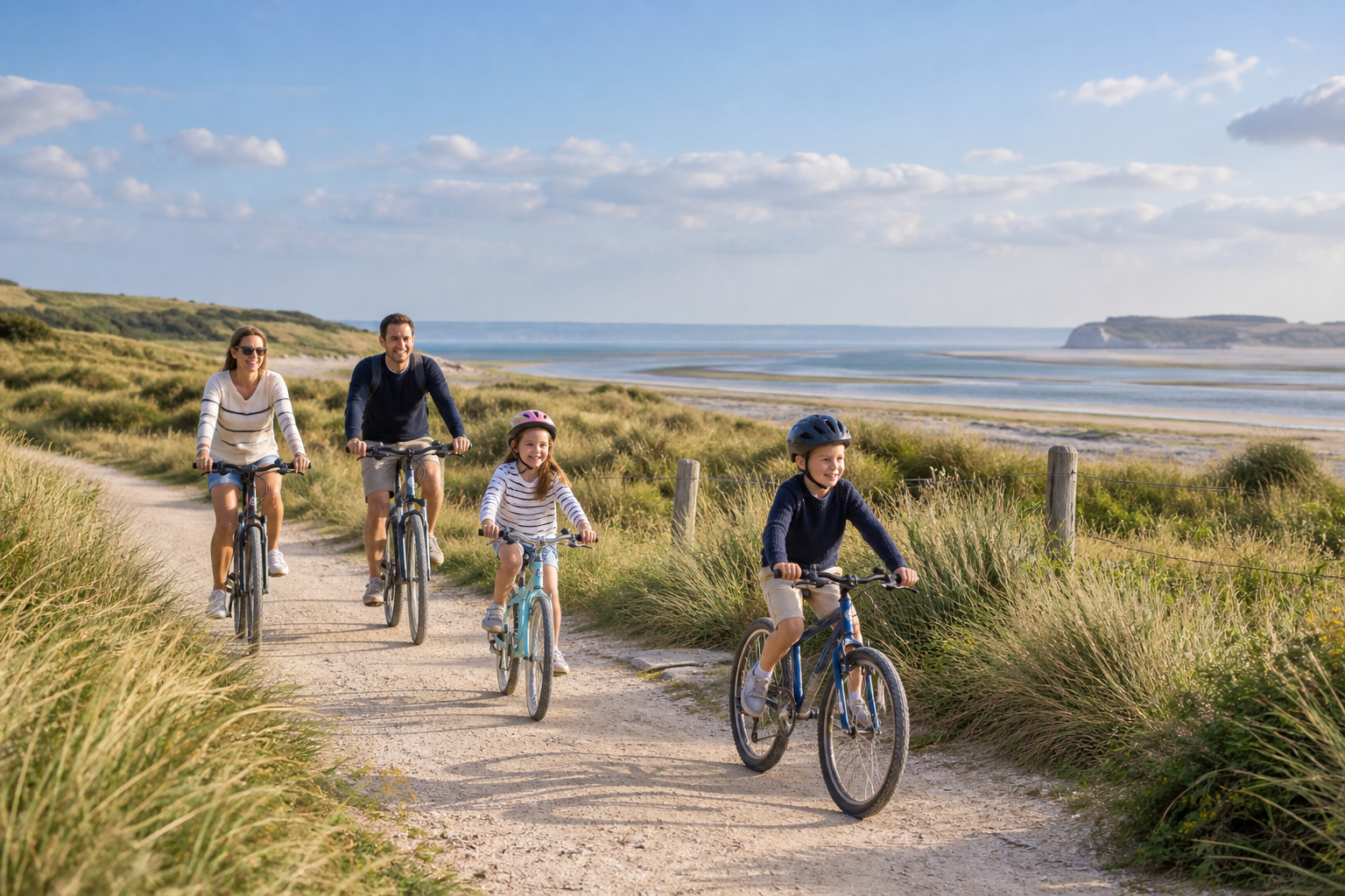 Balade familiale sur le littoral